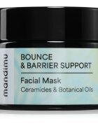 Jíme zdravě Mandimu Bounce & Barrier Support Pleťová maska intenzivní hydratační maska s kyselinou hyaluronovou 50 ml