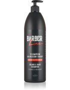 Joanna Barber Line Beard and Hair Shampoo šampon na vlasy a vousy pro muže 1000 ml