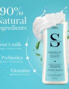 Joanna Sensual Creamy Shower Gel sprchový gel Goat Milk & Prebiotics 500 ml