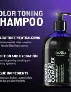 Joanna Silver Boost Complex fialový šampon neutralizující žluté tóny 500 g