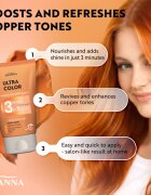 Joanna Ultra Color Cooper Shades 3 Minutes maska na vlasy pro červené odstíny vlasů 100 g
