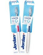 Jordan Target White Medium zubní kartáček 1 ks