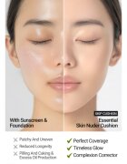 JUNG SAEM MOOL Essential Skin Nuder Cushion rozjasňující make-up – náhradní náplň odstín Medium Deep 14 g