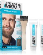 Just for Men Men Moustache & Beard barva na vousy pro zakrytí šedin odstín M-25 Light Grey 1 ks
