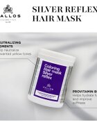 Kallos Coloring Hair Mask Silver Reflex maska na vlasy neutralizující žluté tóny 1000 ml