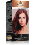 Kallos Glow Lasting Cream Colour permanentní barva na vlasy odstín Tizian Red 60 ml