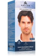 Kallos Glow Lasting Cream Colour permanentní barva na vlasy pro muže odstín Light Brown 60 ml