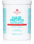 Kallos Hair Pro-Tox maska pro slabé a poškozené vlasy s kokosovým olejem kyselinou hyaluronovou a kolagenem 1000 ml