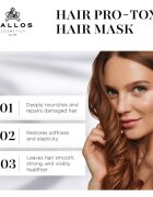 Kallos Hair Pro-Tox maska pro slabé a poškozené vlasy s kokosovým olejem kyselinou hyaluronovou a kolagenem 275 ml