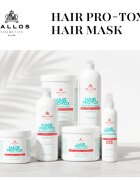 Kallos Hair Pro-Tox maska pro slabé a poškozené vlasy s kokosovým olejem kyselinou hyaluronovou a kolagenem 275 ml