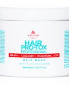 Kallos Hair Pro-Tox maska pro slabé a poškozené vlasy s kokosovým olejem kyselinou hyaluronovou a kolagenem 500 ml
