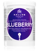 Kallos KJMN Professional Blueberry revitalizační maska pro suché poškozené a chemicky ošetřené vlasy 1000 ml