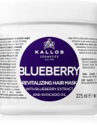 Kallos KJMN Professional Blueberry revitalizační maska pro suché poškozené a chemicky ošetřené vlasy 275 ml