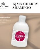 Kallos KJMN Professional Cherry hydratační šampon pro suché a poškozené vlasy 1000 ml