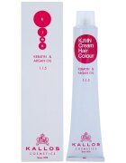 Kallos KJMN Professional Cream Hair Colour Keratin & Argan Oil barva na vlasy s keratinem a arganovým olejem odstín 11.20 Bery Light Blonde 100 ml