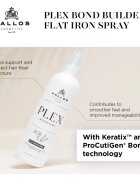 Kallos Plex Flat Iron Spray termoochranný sprej pro úpravu žehličkou a kulmou pro poškozené chemicky ošetřené vlasy 200 ml