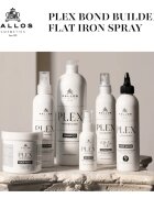 Kallos Plex Flat Iron Spray termoochranný sprej pro úpravu žehličkou a kulmou pro poškozené chemicky ošetřené vlasy 200 ml