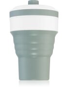 KidPro Collapsible Mug hrnek s brčkem Grey 1 ks