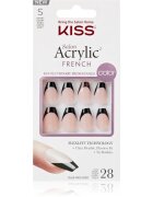 KISS Acrylic French Color umělé nehty Flame 28 ks