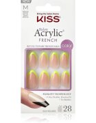 KISS Acrylic French Color umělé nehty Hype 28 ks