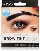 KISS Brow Tint DIY Kit barva na obočí odstín Black 20 ml