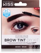 KISS Brow Tint DIY Kit barva na obočí odstín Brown 20 ml