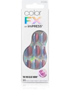 KISS Color FX im Press umělé nehty samolepicí Fly Up 30 ks