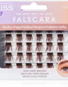 KISS Falscara Multi Wisps trsové nalepovací řasy Mocha 24 ks