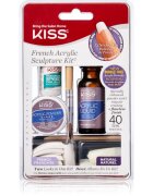 KISS French Acrylic Sculpture Kit sada pro francouzskou manikúru 40 ks