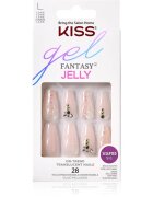 KISS Gel Fantasy Jelly umělé nehty Jelly Juice 28 ks