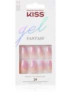 KISS Gel Fantasy Ready to Wear Gel umělé nehty Winter Sparks 24 ks