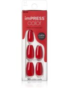 KISS imPRESS Color Medium umělé nehty Reddy or Not 30 ks