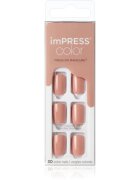 KISS imPRESS Color Short umělé nehty Sandbox 30 ks