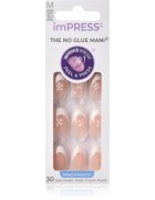 KISS imPRESS The No Glue Mani umělé nehty samolepicí Fearless 30 ks