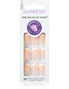 KISS imPRESS The No Glue Mani umělé nehty samolepicí Model 30 ks