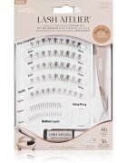 KISS Lash Atelier Desing Kit trsové nalepovací řasy s lepidlem 01 1 ks