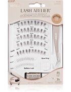 KISS Lash Atelier Desing Kit trsové nalepovací řasy s lepidlem 02 1 ks