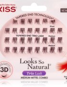 KISS Look So Natural trsové nalepovací řasy s uzlíkem Lavish 30 ks