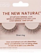 KISS The New Natural Effortless Minimal Look umělé řasy Silver Ring 1 pár