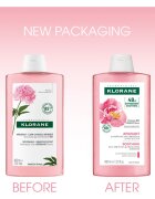 Klorane Pivoňka Soothing Sensitive Hair Scalp Shampoo šampon pro citlivou pokožku hlavy 400 ml