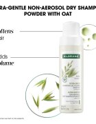 Klorane ULTRA-GENTLE Dry Shampoo with Oat Milk suchý šampon bez aerosolu pro všechny typy vlasů 50 g