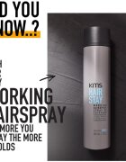 KMS Hair Stay Working Hairspray lak na vlasy pro vlasy namáhané teplem 75 ml