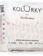 Kolorky Day Rain&Rainbow jednorázové EKO pleny velikost M 5-8 Kg 21 ks