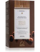 Korres Argan Oil permanentní barva na vlasy s arganovým olejem odstín 7.3 Golden / Honey Blonde 50 ml