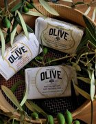 Korres Pure Greek Olive & Olive Blossom čisticí tuhé mýdlo 125 g