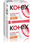 Kotex Ultra Soft Normal vložky 20 ks