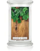 Kringle Candle Classic Balsam & Cedar vonná svíčka 623 g
