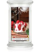 Kringle Candle Classic Strawberries & Cream vonná svíčka 623 g