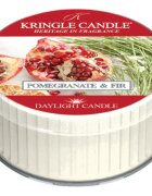 Kringle Candle Pomegranate & Fir Daylight čajová svíčka 42 g