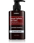 KUNDAL Caffeine Shampoo White Musk hloubkově čisticí přírodní šampon proti vypadávání vlasů 500 ml